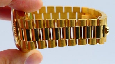 【美好時光】一級逸品分享交流 18238 盒單全 滿天星雙排紅寶石密鑲鑽面9