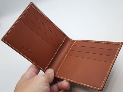 (美好時光）未使用新品！！ROLEX 原廠精品短皮夾2