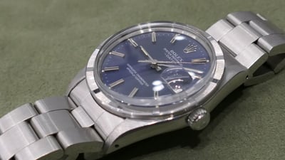 (美好時光）變色藍紫老面！1982年份ROLEX 15010有保單自動上鍊機械錶4