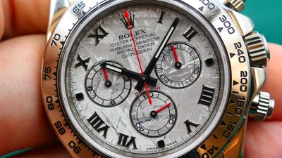 【超好價】ROLEX勞力士116509 18K白金（貴金屬）隕石迪DAYTONA稀有隕石面 初代完美幼針 盒單配件超齊全1