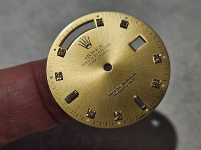 (美好時光）ROLEX勞力士原裝十鑽面盤Daydate 18038 18238專用 （RSC驗不過全額退款）1