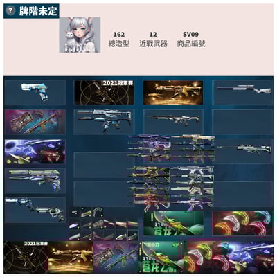 【編號SV09】月付2000元起 主打絕版冠軍21套+25套+奧術2.0套+五周年紀念刀+VCT爪刀+奇點套 冠一五黑波混沌泡糖螺旋捍勇至尊等造型1