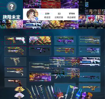 【編號VY99】月付1600元起 主打絕版鳳凰摺扇套+光炫套+電玩RS套+電幻套+奇點套+歌德套+雙排日套+萬聖節套 LOL尊爵斯溫魔鬥188造型 TFT戰棋 心鋼賽特兔女郎好運姐等造型一號三玩1