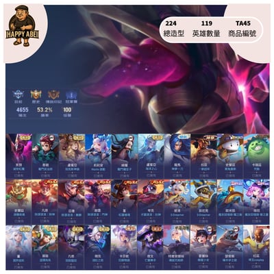 【編號TA45】月付1300元起 主打亥犽滅世青硯炭治郎綺蘿禰豆子莉莉安女團倪克斯神諭多新年多直購造型1