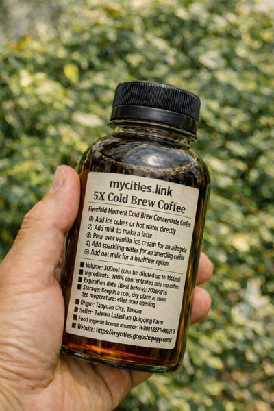 MyCities 5X Cold Brew Coffee (1箱/12瓶)2