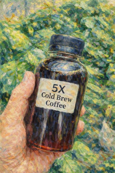 五倍濃縮冷釀咖啡, 5X Cold Brew Coffee1