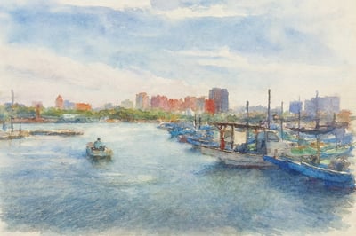 採訪通知, 旅行作畫, 阿濤2