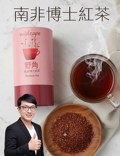 【唐奇嚴選】國寶茶 南非博士紅茶   (40包/罐)1