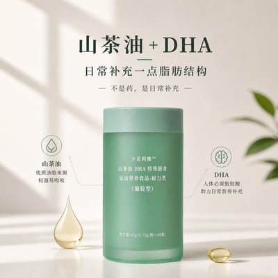 卡美利雅山茶油HDA软胶囊【單瓶體驗組】3