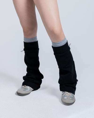 🧦縮口堆堆襪套｜夜行黑2