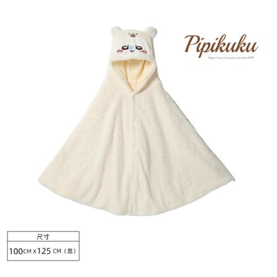 海外限定｜暖冬連帽毯子【吉伊】ちいかわ1