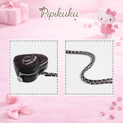 𝗛𝗲𝗹𝗹𝗼 𝗞𝗶𝘁𝘁𝘆快閃店《愛心鏈條斜挎包》3