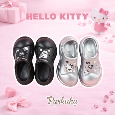 𝗛𝗲𝗹𝗹𝗼 𝗞𝗶𝘁𝘁𝘆快閃店《5cm厚底洞洞拖鞋》1