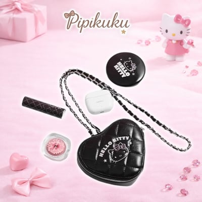 𝗛𝗲𝗹𝗹𝗼 𝗞𝗶𝘁𝘁𝘆快閃店《愛心鏈條斜挎包》1