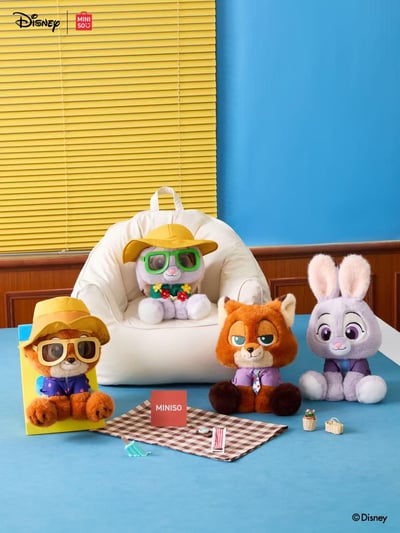 𝐙𝐨𝐨𝐭𝐨𝐩𝐢𝐚海外快閃店《墨鏡度假系列25cm玩偶》1