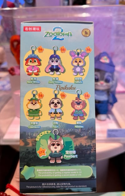 𝐙𝐨𝐨𝐭𝐨𝐩𝐢𝐚海外快閃店《新款!!第2代搪膠毛絨掛件盲盒》3