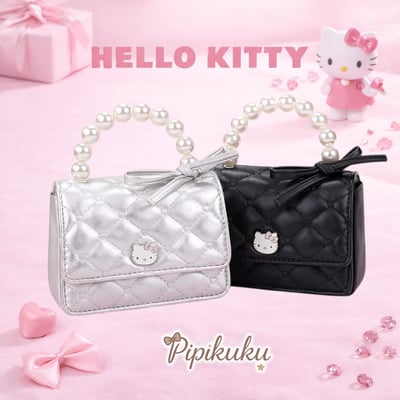 𝗛𝗲𝗹𝗹𝗼 𝗞𝗶𝘁𝘁𝘆快閃店《珍珠鏈條minii斜胯包》1