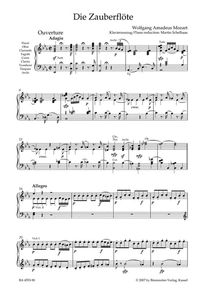 W. A. Mozart : The Magic Flute K. 6202