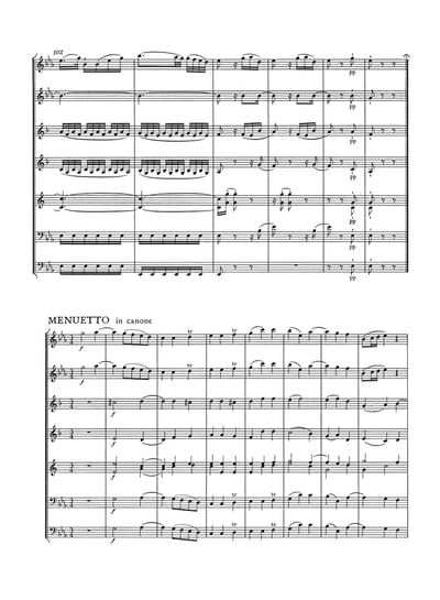 W. A. Mozart : Serenade in C min K. 388 (384a)  莫札特：C小調 第12號 小夜曲3