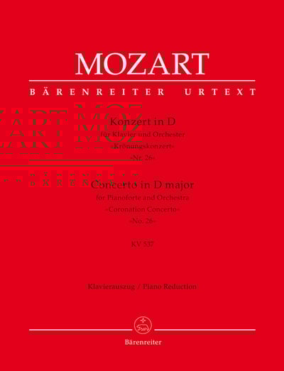 Mozart: Concerto for Piano and Orchestra No. 26 in D major KV. 537 "Coronation Concerto"     莫札特：D大調 第二十六號鋼琴協奏曲 作品KV. 537 "加冕禮"1