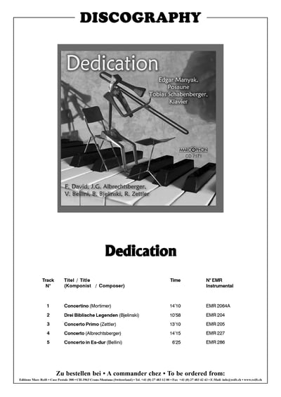 Concerto in Eb Major 1. Maestoso e Deciso 2. Allegro Polonese Trombone & Piano3