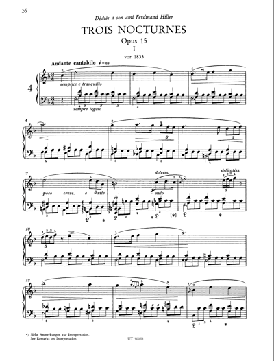 F. Chopin : Nocturne   　蕭邦:夜曲2