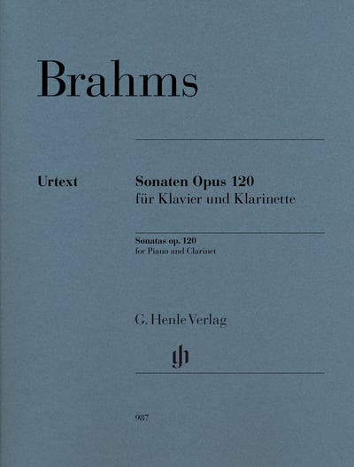 J. Brahms : Clarinet Sonatas op. 120   德布西 : 鋼琴與單簧管奏鳴曲，作品120號1