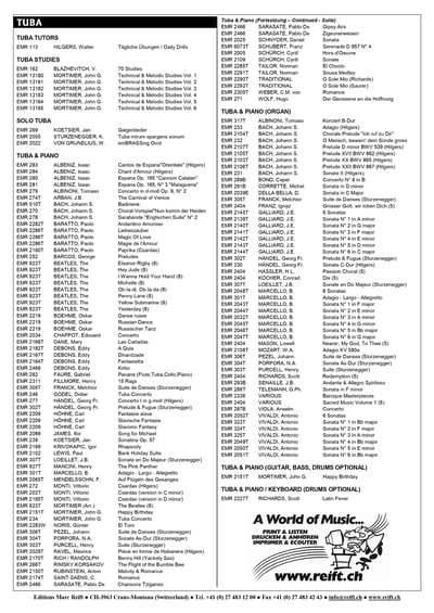 Collection Walter Hilgers Sonate II Tuba & Piano (Organ)9