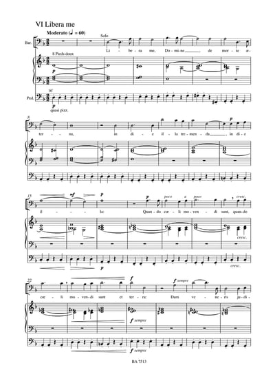 G. Faure : Messe de Requiem op. 48 Arranged for Soloists, Choir SSAA3