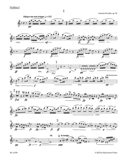 A. Dvořák : String Quartet no. 12 in F major op. 96 "American Quartet"  德弗札克：弦樂四重奏《美國》2