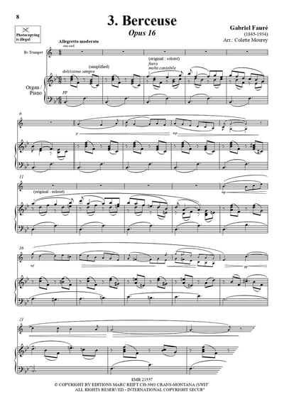 20 Greatest Meditations Trumpet or Cornet & Piano5