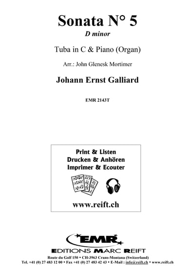 Sonata No. 5 in D minor Tuba in C & Piano (Organ)2