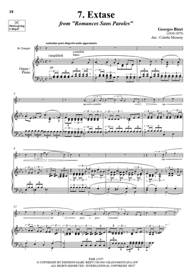 20 Greatest Meditations Trumpet or Cornet & Piano9