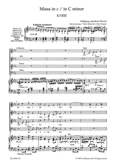 W. A. Mozart : Missa in C min K. 427 (417a)2