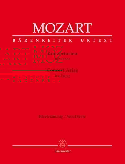 W. A. Mozart : "Concert Arias for Tenor"  莫札特：音樂會詠唱調 for Tenor1