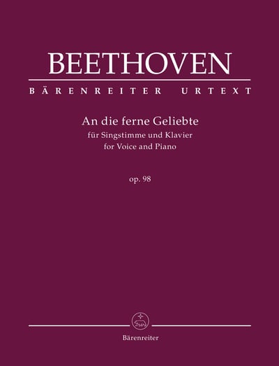 L. v. Beethoven : An die ferne Geliebte op. 98 for Voice and Piano1