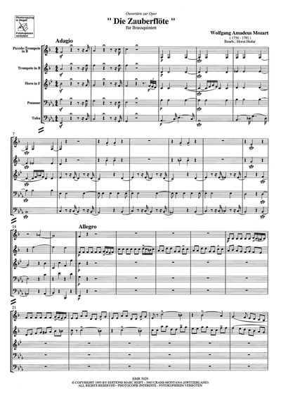 Die Zauberflöte Brass Quintet4