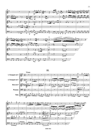 Sonata G-Dur Brass Quintet6