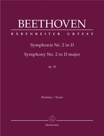 L. v. Beethoven : Symphony No. 2 in D maj op. 36  貝多芬：D大調 第2號交響曲 作品. 361