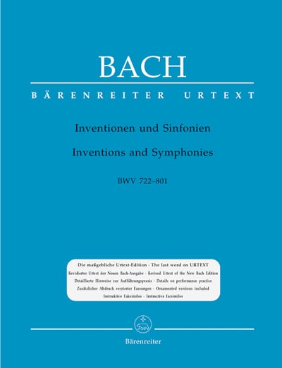 J. S. Bach : Inventions and Sinfonias  BWV 772-8011