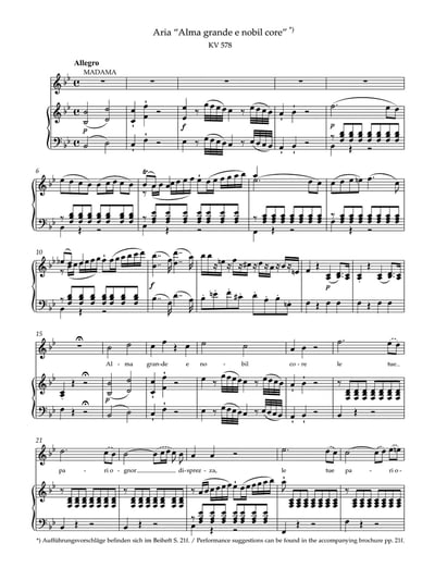 W. A. Mozart : "Concert Arias for Low Soprano and Alto"  莫札特：音樂會詠唱調 for Low Soprano and Alto3