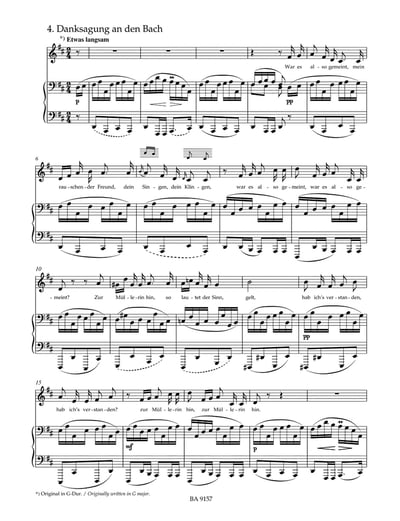 F. Schubert : "Die schoene Muellerin op. 25  for low voice"  舒伯特：美麗的磨坊少女 作品. 25 for low voice3