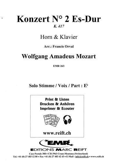 Konzert No. 2 Es-Dur / KV 417 Horn & Piano2