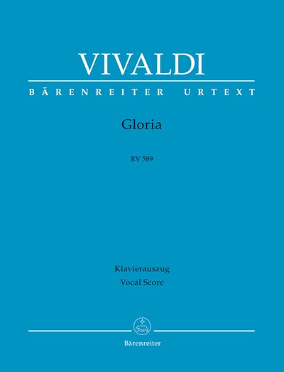 A. Vivaldi : "Gloria RV 589. For solo voices (SSA) and mixed choir (SATB)"1