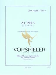 J-M. Defaye : Alpha (Horn And Piano)   德法耶：阿爾法1
