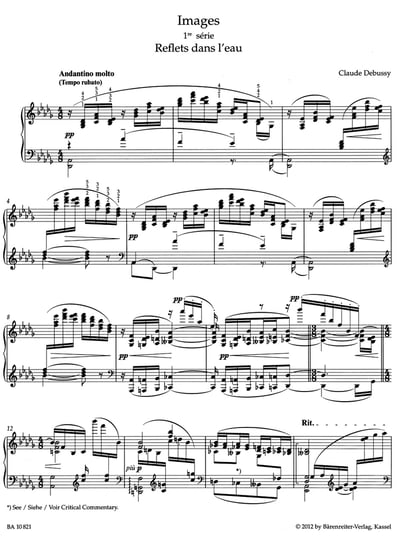 C. Debussy : Images 1're serie 德布西：映像 第一冊2