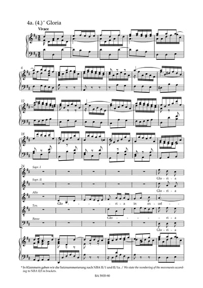 J. S. Bach : Mass in B min BWV 2323