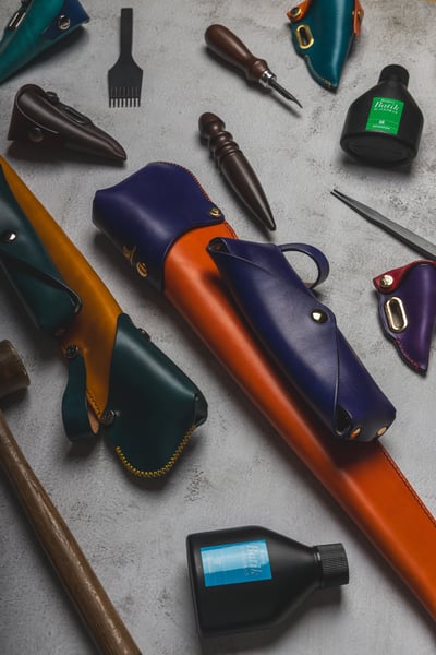 三支裝精品真皮指揮棒套4