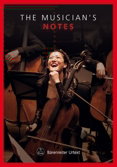 The Musician's Notes Cello 筆記本1