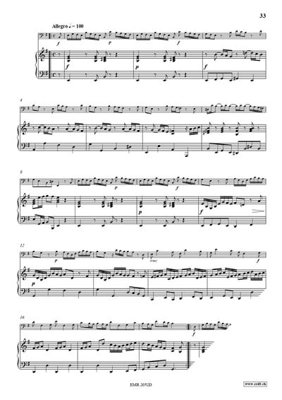 6 Sonatas Bassoon & Piano (Organ)12